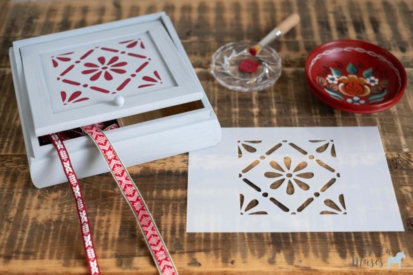 Floral Tile Stencil - Image 3