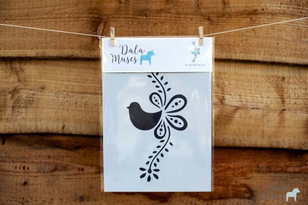 Scandi Bird Stencil - Image 3