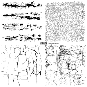 Dekoračná pečiatka IOD - Vintage Textures