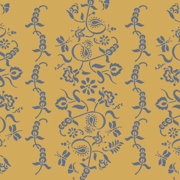Šablóny (2ks A4) Paisley Floral Garland - Image 2