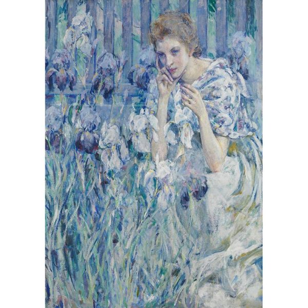 Woman With Irises
