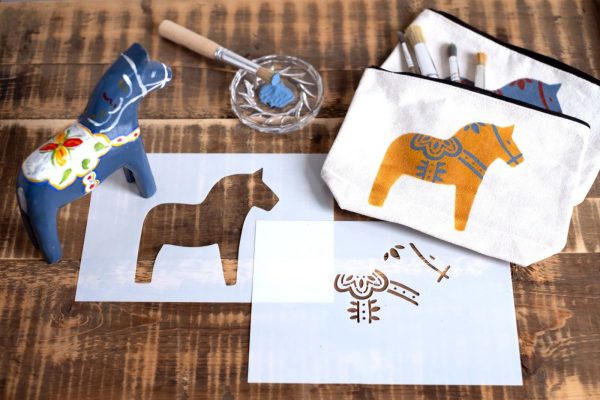 Dala Horse Stencil - Image 2