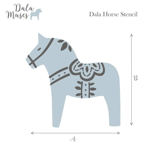 Dala Horse Stencil