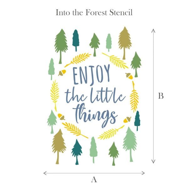 Into the Forest Stencil