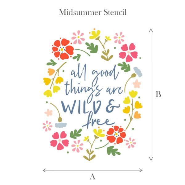 Midsummer Stencil