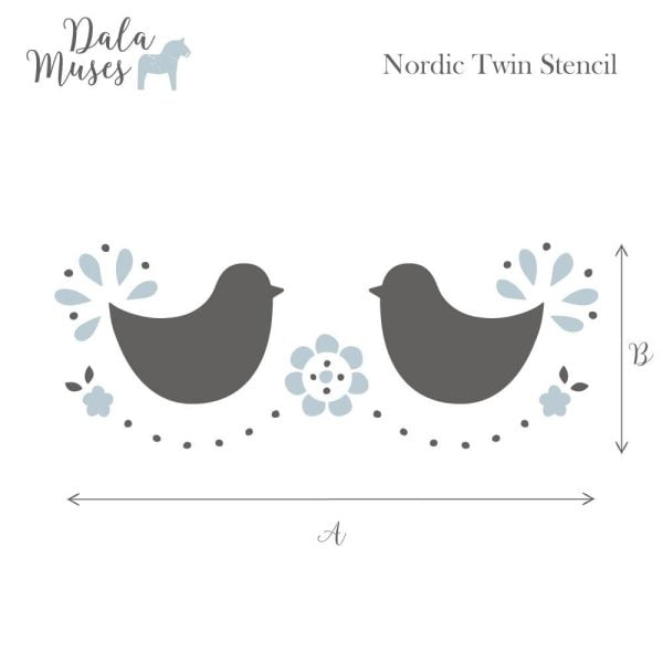 Nordic Twin Stencil