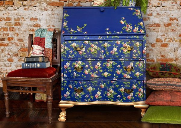 IOD Paint Inlay Rose Chintz - Image 2