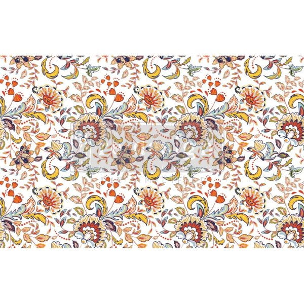 Papier na dekupáž Tangerine Spring
