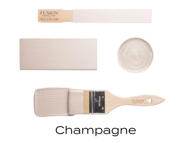 Minerálna farba Fusion Metallic Champagne - Image 3