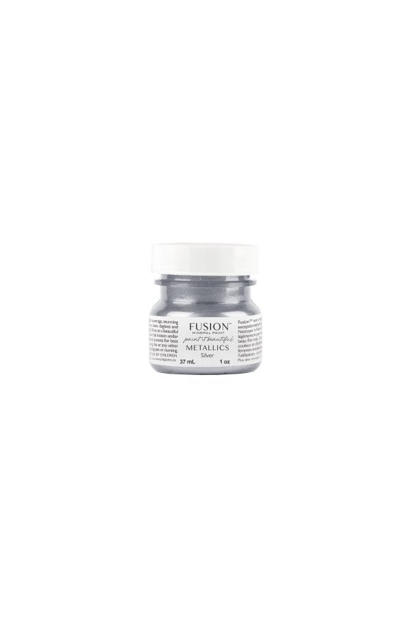 Minerálna farba Fusion Metallic Silver - Image 2