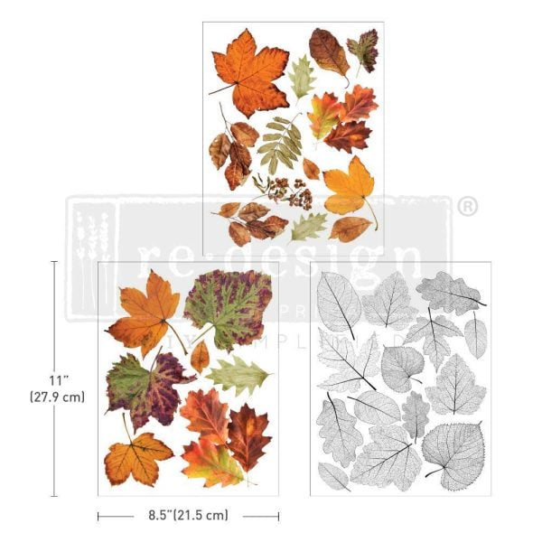 Transfer na nábytok Crunchy Flower Leaves Redesign by Prima