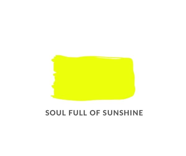 Soul Full of Sunshine - neónová kriedová farba
