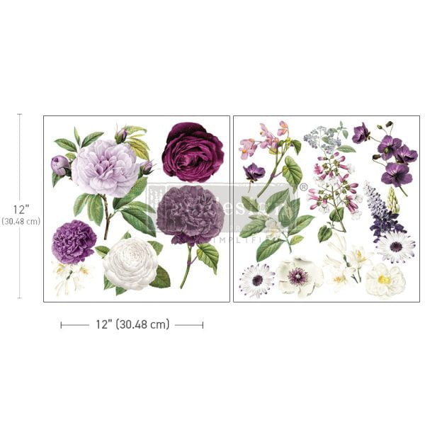 Transfer na nábytok Majestic Blooms Redesign by Prima - Image 4