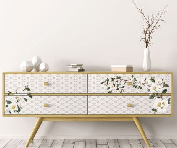 Transfer na nábytok WHITE MAGNOLIA Redesign by Prima - Image 2