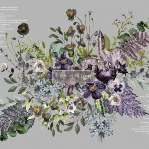 Dekoračný transfer Vigorous Violet Redesign by Prima