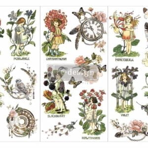 Transfer na nábytok Flower Children Redesign by Prima