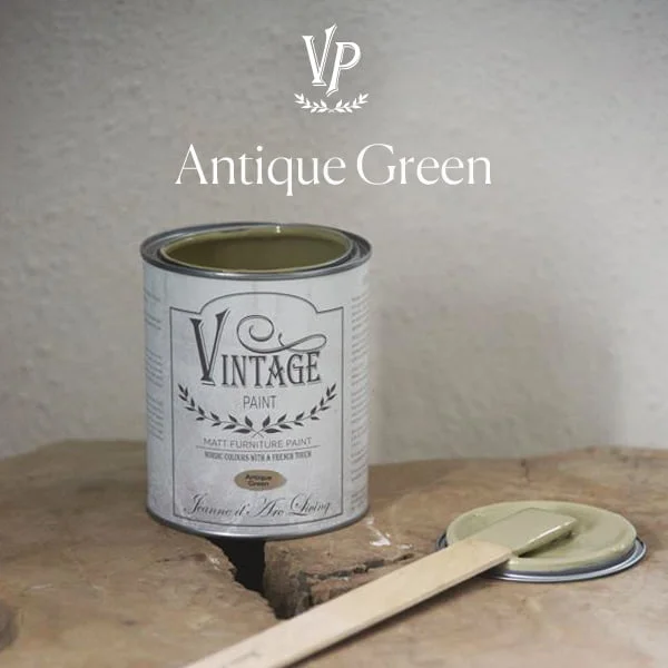 Kriedová farba Vintage Paint - Antique Green - Image 4