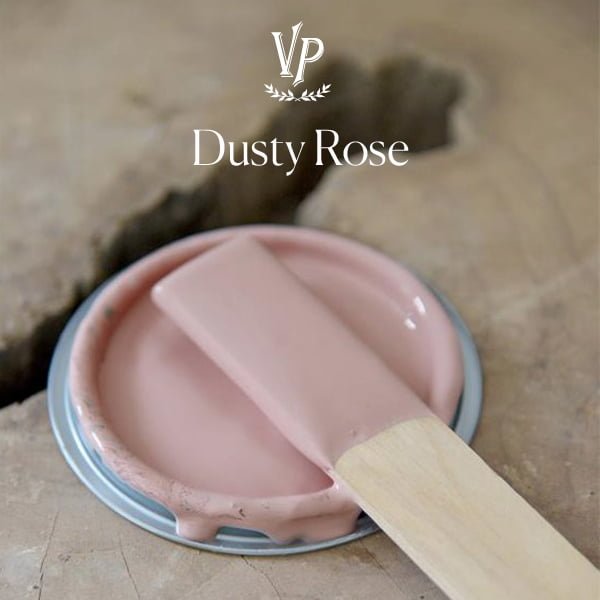VIntage kriedová farba dusty rose