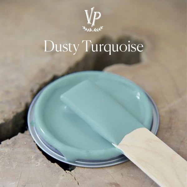 kriedova farba vintage paint dusty turquoise
