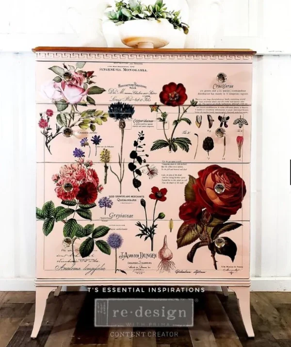 Transfer na nábytok Rustic Vintage Botanical - Image 2