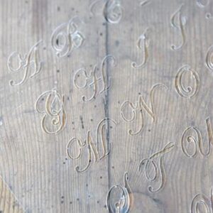 šablóna na maľovanie - písané písmená