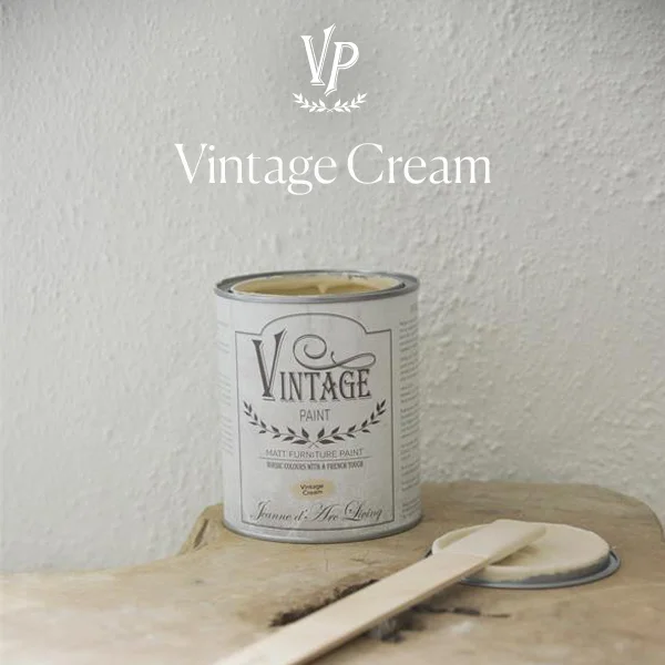 Kriedová farba Vintage Paint - Vintage Cream - Image 3