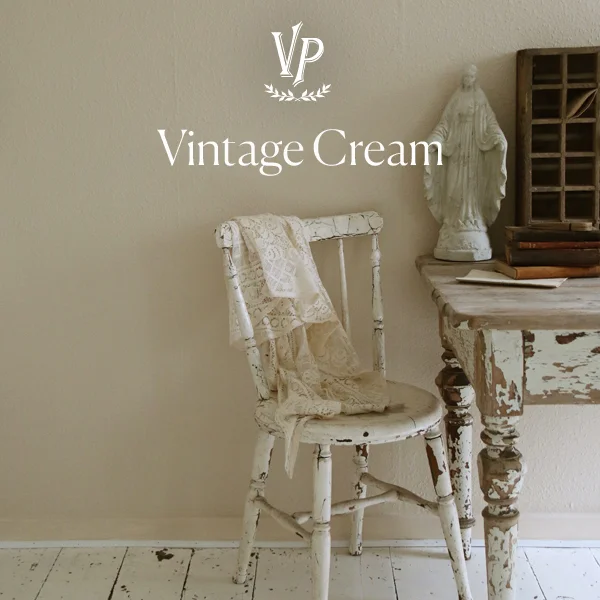 Kriedová farba Vintage Paint - Vintage Cream - Image 9