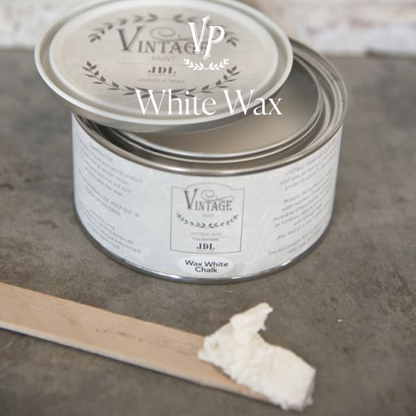 prírodný vosk vintage paint biely