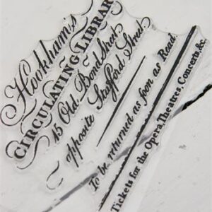 Pečiatka Text Hookham´s