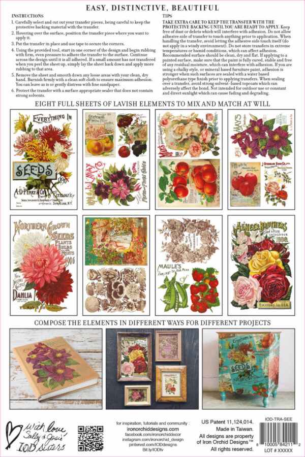 Transfer na nábytok IOD Seed Catalogue - Image 13