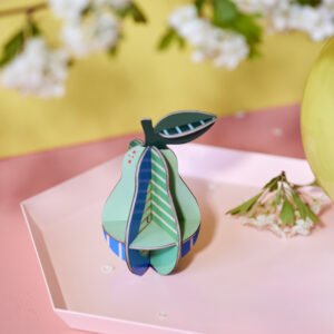 Hruška - Skladacia pohľadnica