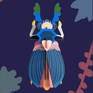 Chrobák Chrústovec japonský - Farebné nástenné dekorácie