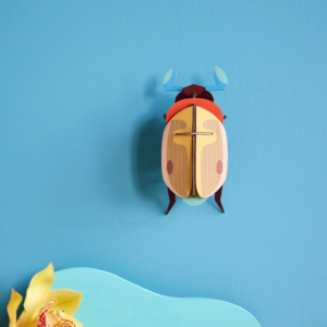 Chrobák "citrónový" (Lemon Fruit Beetle) - Farebné nástenné dekorácie