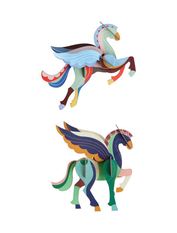 Flying Pegasus - Farebné papierové dekorácie