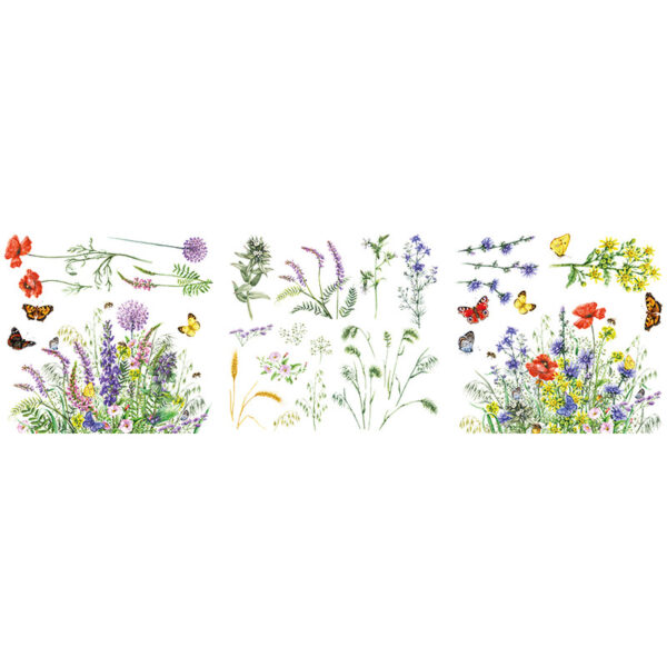 Transfer na nábytok HOKUS POKUS Botanical 3ks