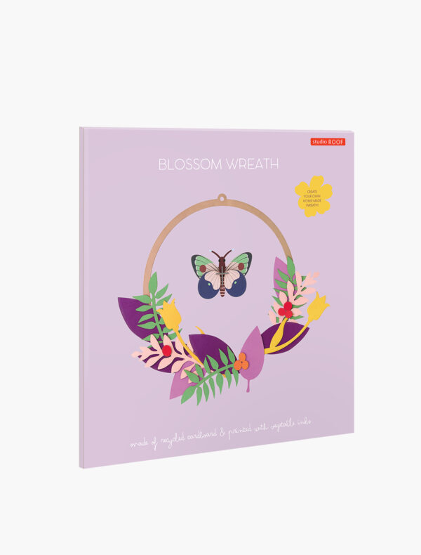Jarný venček - Blossom Wreath - Farebné nástenné dekorácie - Image 4