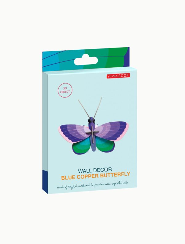 Modráčik - Blue Copper Butterfly - Farebné nástenné dekorácie - Image 3