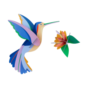 Kolibrík - Hummingbird - Farebné nástenné dekorácie