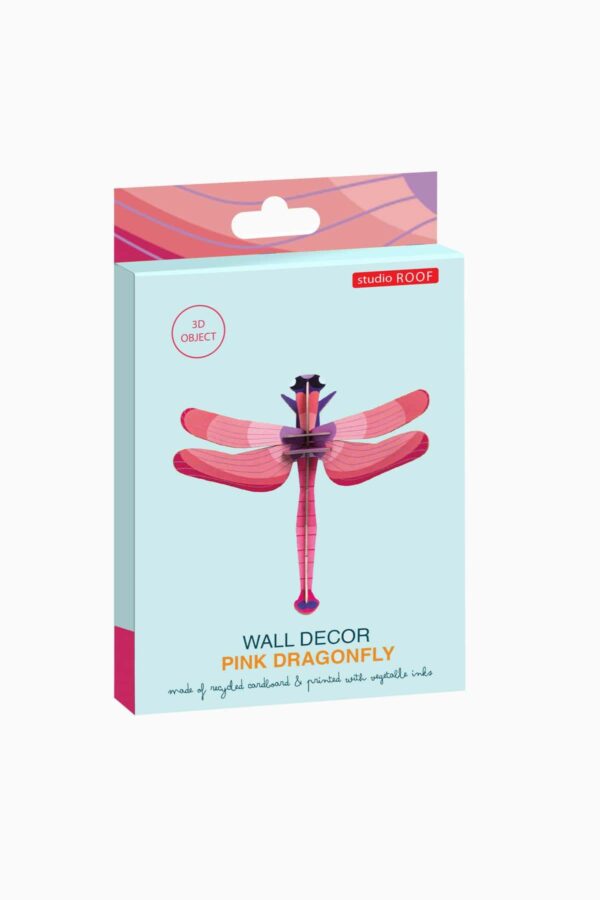 Červená vážka - Ruby Dragonfly - Farebné nástenné dekorácie - Image 2