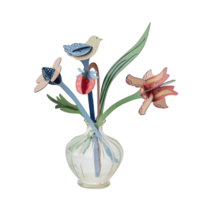 Kytica v štýle Williama Morrisa  - Farebné papierové dekorácie