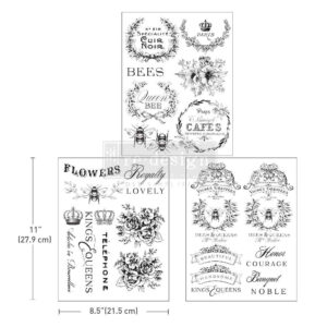 transfer na nabytok french labels
