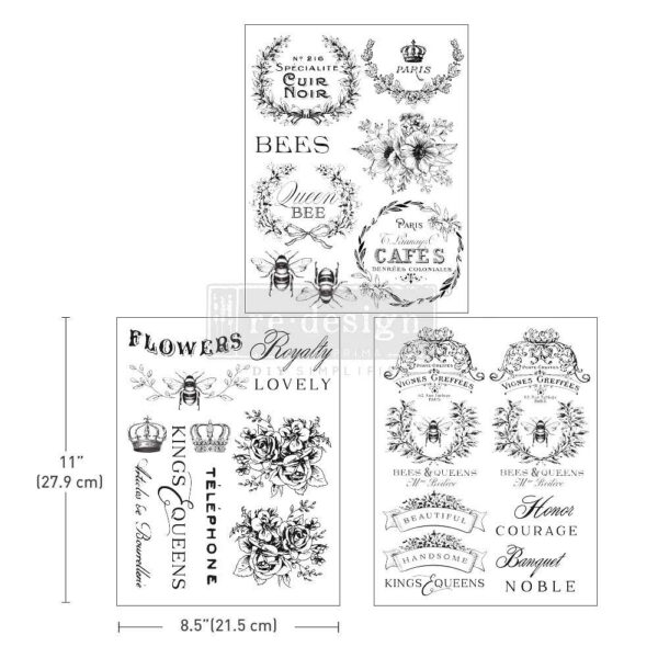 transfer na nabytok french labels