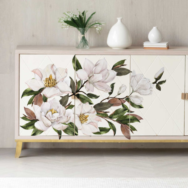 Transfer na nábytok Magnolia Grandiflora od Redesign by Prima - Image 2
