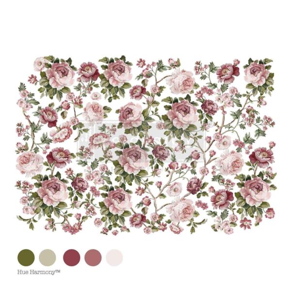 Transfer na nábytok Kaćha Blushing blooms symphony