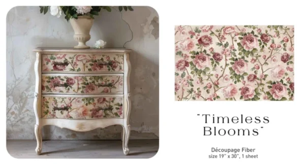 Papier na dekupáž Kaćha Temeless Blooms od Redesign with Prima - Image 3