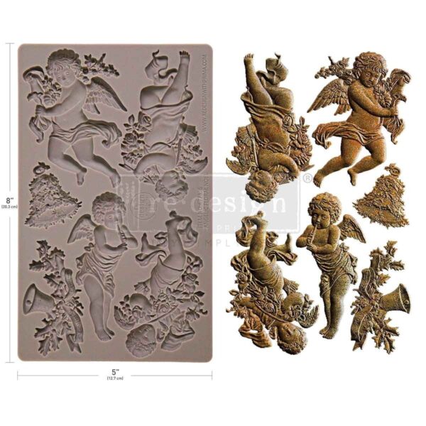 Forma na ornamenty Angelic Floral Noel
