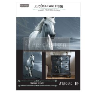 Papier na dekupáž Seashore Sprinter, formát A1 od Re-design