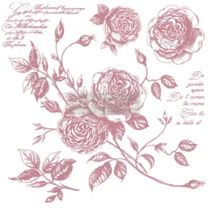 Dekoračná pečiatka Romance Roses - Re*design